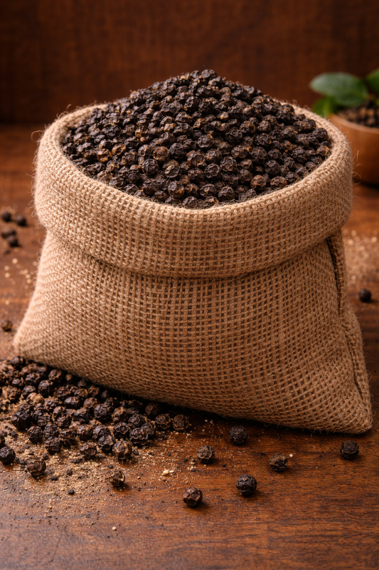 Kerala Whole Black Pepper | കുരുമുളക് | काली मिर्च |Kerala Origin Natural Sun-Dried