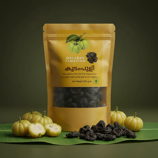 Premium Malabar Tamarind (Kerala Kudampuli / Kokum) – The Sour Heart of Kerala Fish Curry