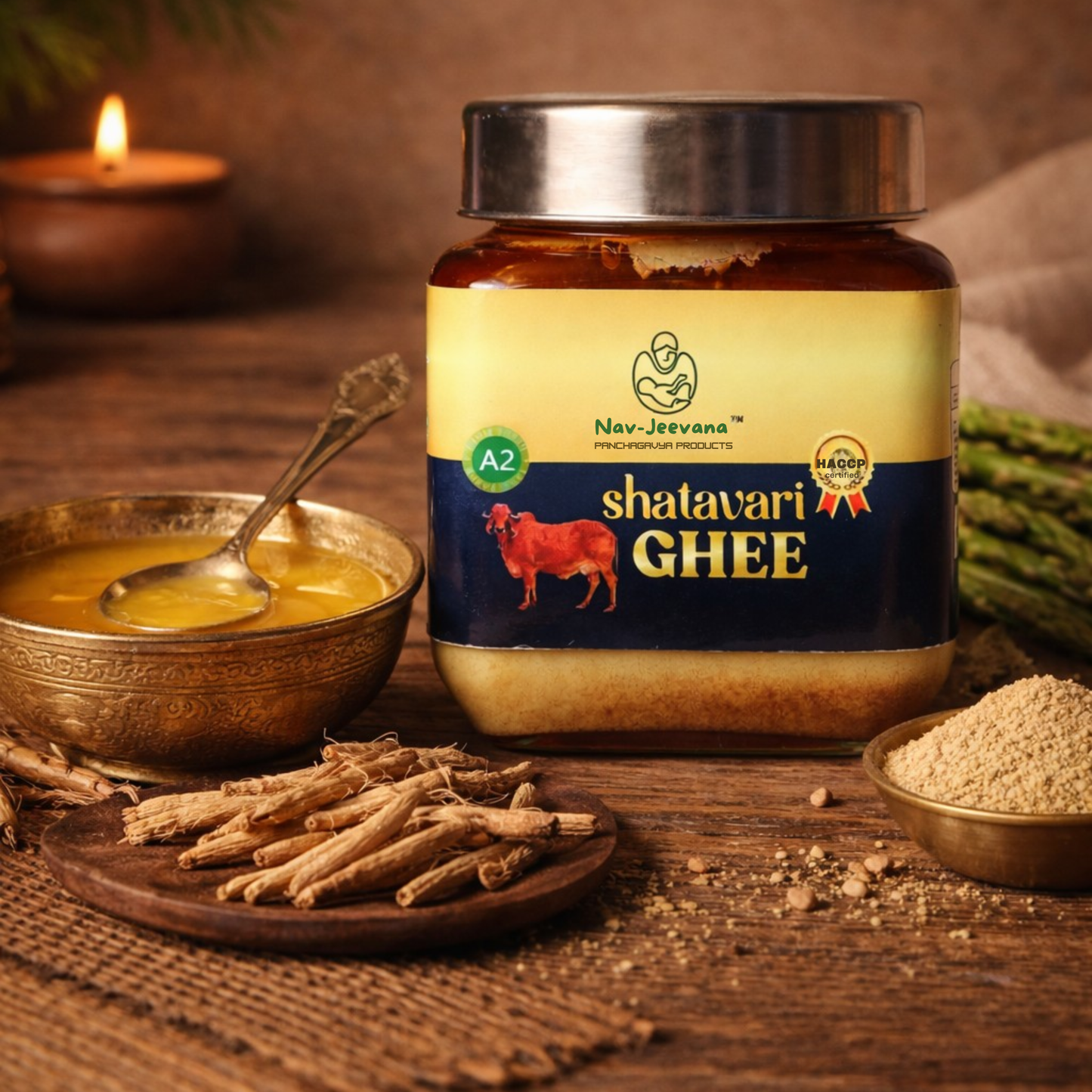 SHATAVARI A2 MILK BILONA AGED GHEE 500G