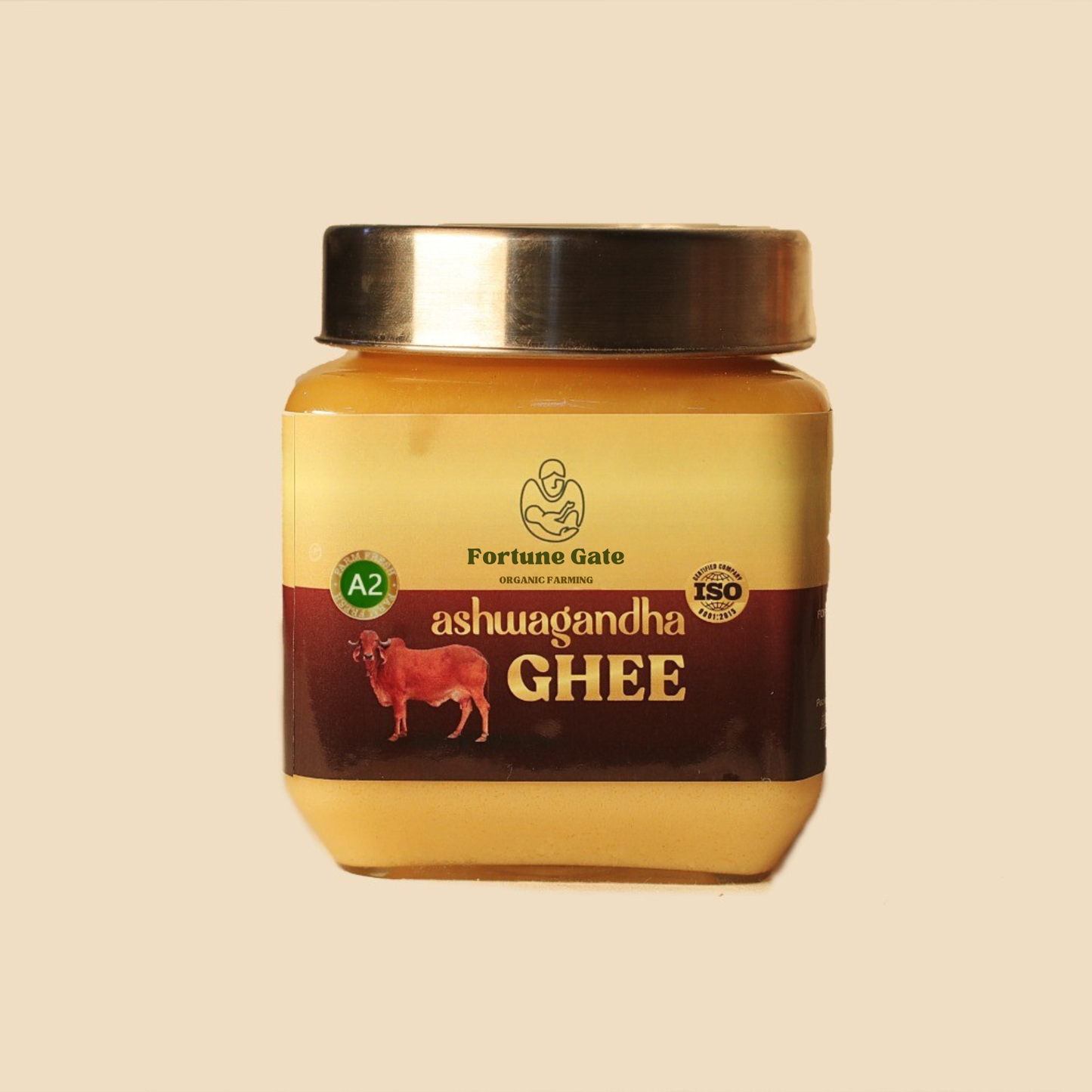 ASHWAGANDHA Bilona Ghee 500 G | Gir Cow A2 Milk