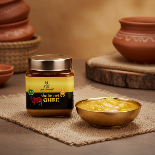 Shatavari A2 Milk Bilona Aged Ghee – Herbal Wellness Ghee