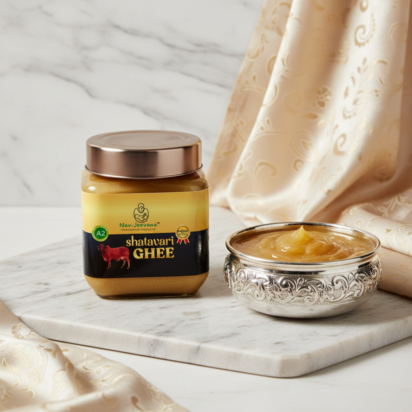 SHATAVARI A2 MILK BILONA AGED GHEE 500G