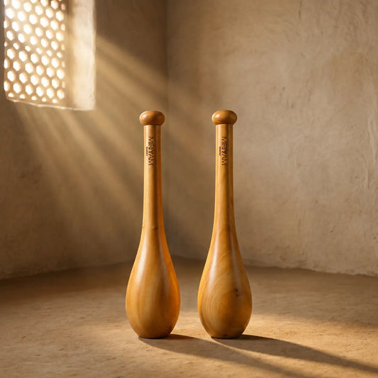Beginner friendly Wooden Indian Clubs