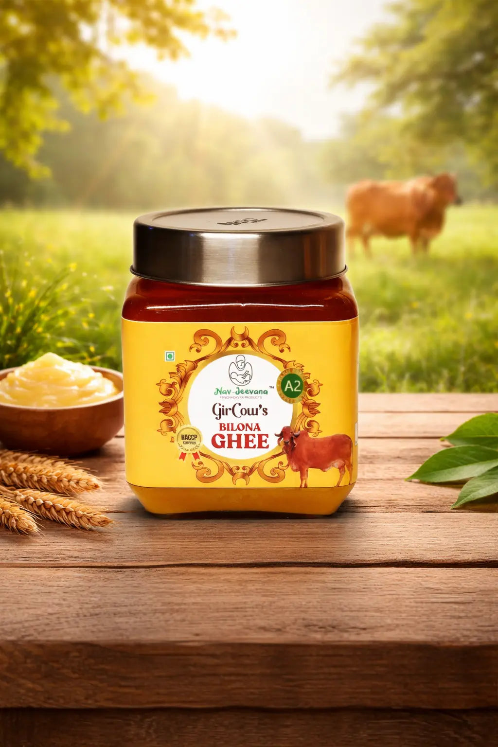 Pure A2 Bilona Ghee 500ml Gir Cow Ghee from A2 Milk from Kerala