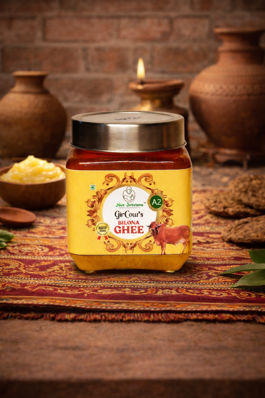 Bilona Ghee 500ML | Gir Cow A2 Milk