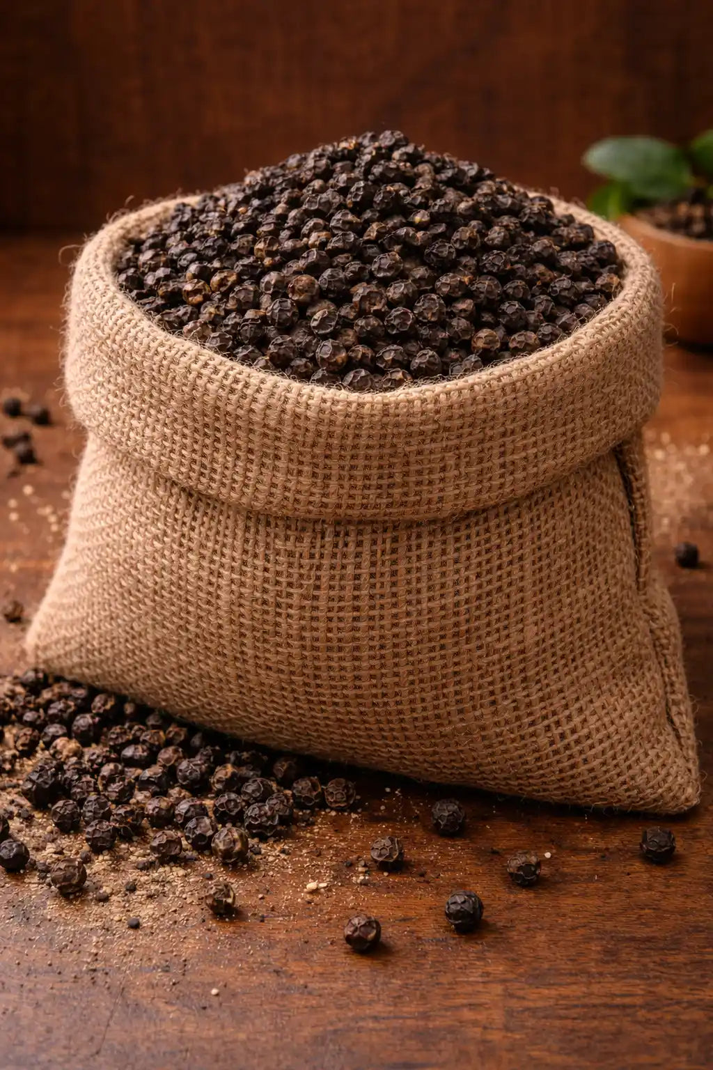 Premium Kerala Whole Black Pepper in Glass Jar – The King of Spices, Gift‑Ready