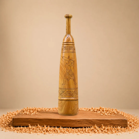 Handcrafted Wooden Pesian Meel Decor piece for Strength Training