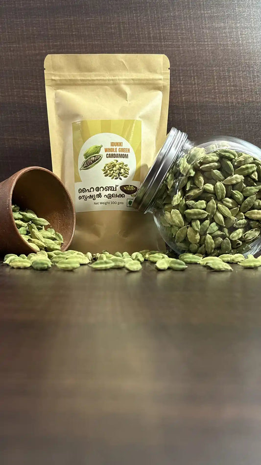 7-7.5mm Kerala Green Cardamom (Bold) | Elaichi – The Fragrant Classic
