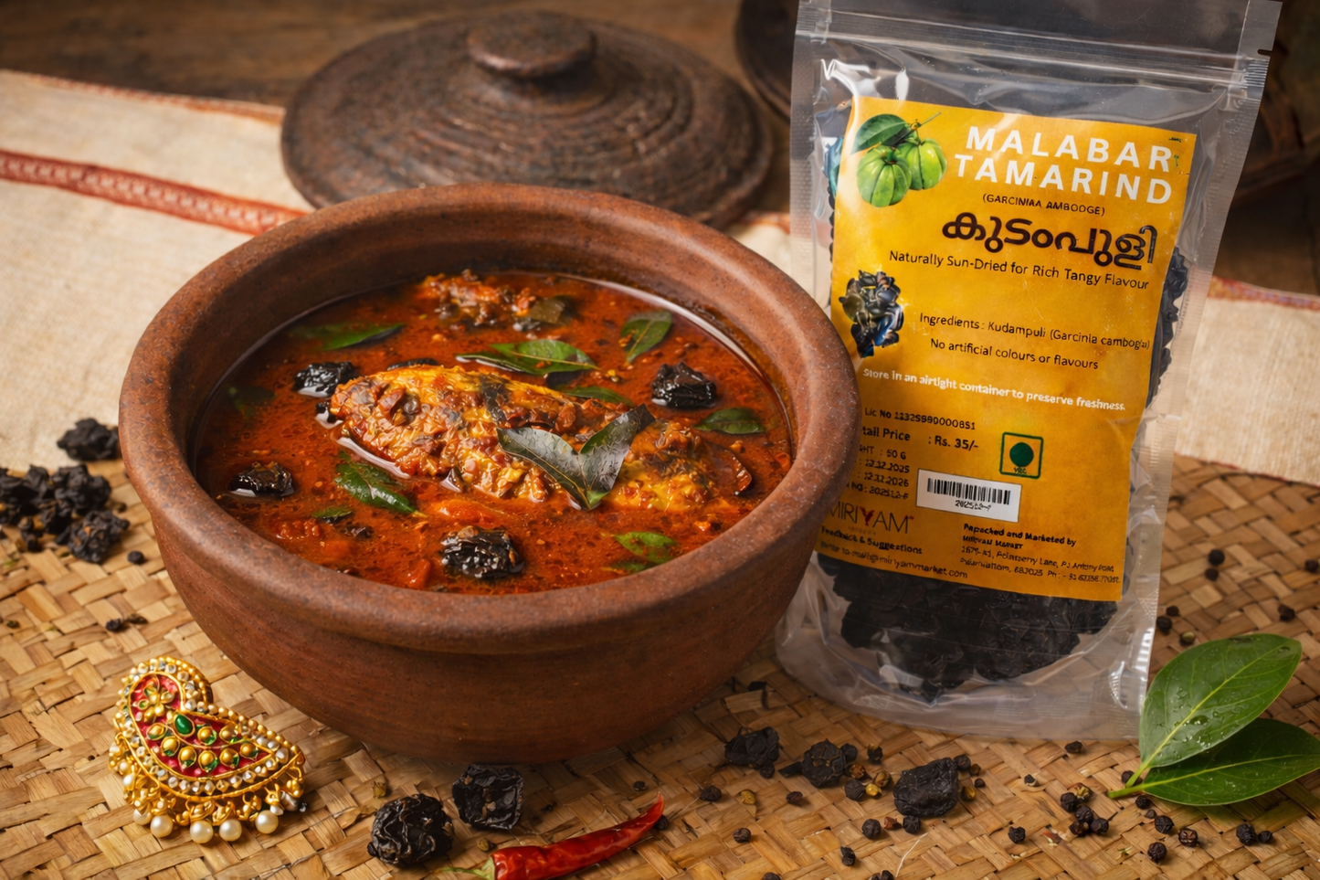 Malabar Tamarind (Kudampuli) | കുടംപുളി | कोकम _മീൻകറിയുടെ യഥാർത്ഥ രുചി