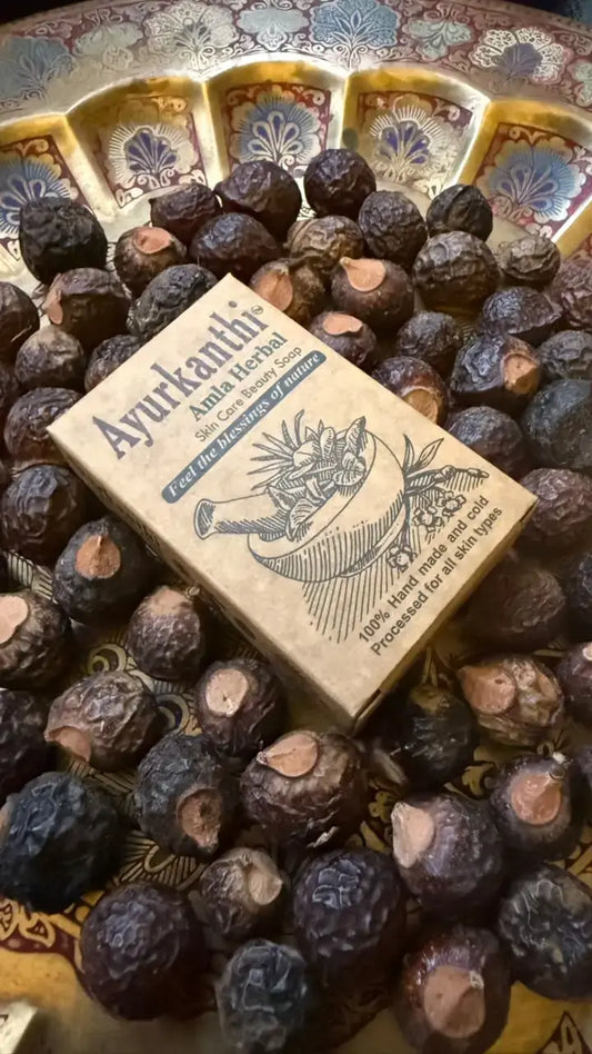 Ayurkanthi Amla Herbal Soap – 100% Handmade | Chemical-Free Cold‑Processed Soap