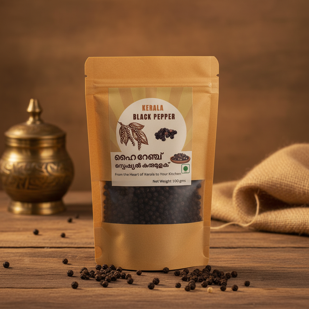 Premium Kerala Whole Black Pepper – The King of Spices - Idukki Origin