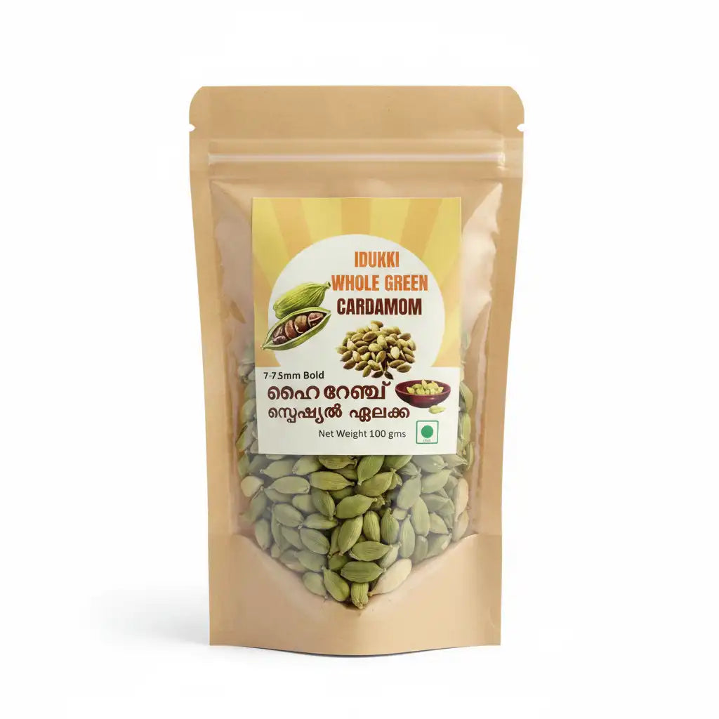 7-7.5mm Kerala Green Cardamom (Bold) | Elaichi – The Fragrant Classic