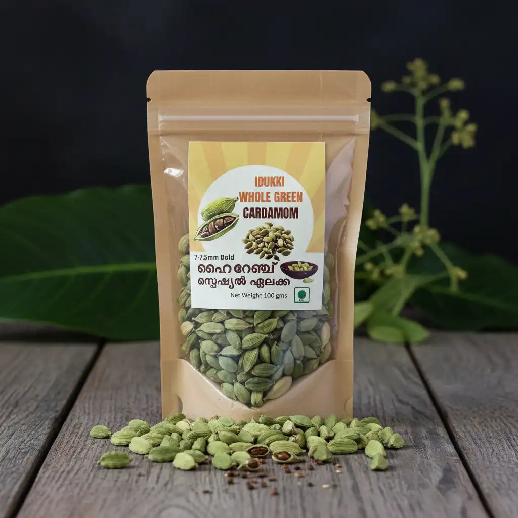 7-7.5mm Kerala Green Cardamom (Bold) | Elaichi – The Fragrant Classic