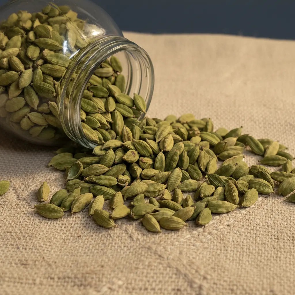 8–8.5 mm Premium Kerala Green Cardamom (Bold Elaichi) – Queen of Spices