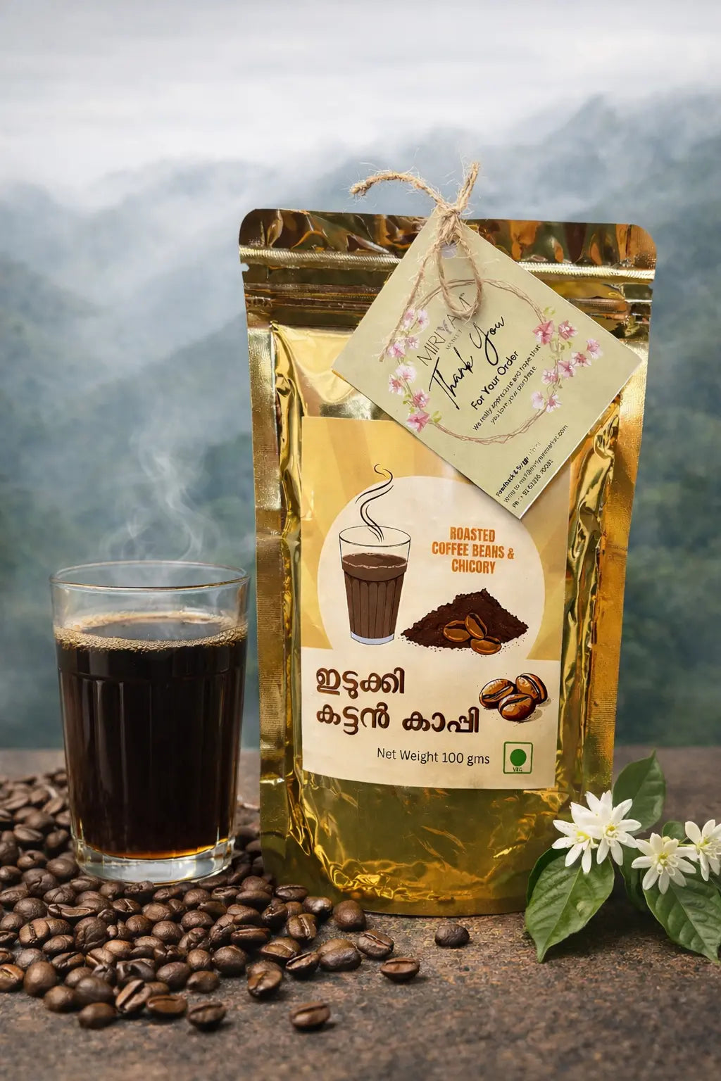 Premium Idukki Special Kattan Kaapi – Kerala’s Strong Black Coffee