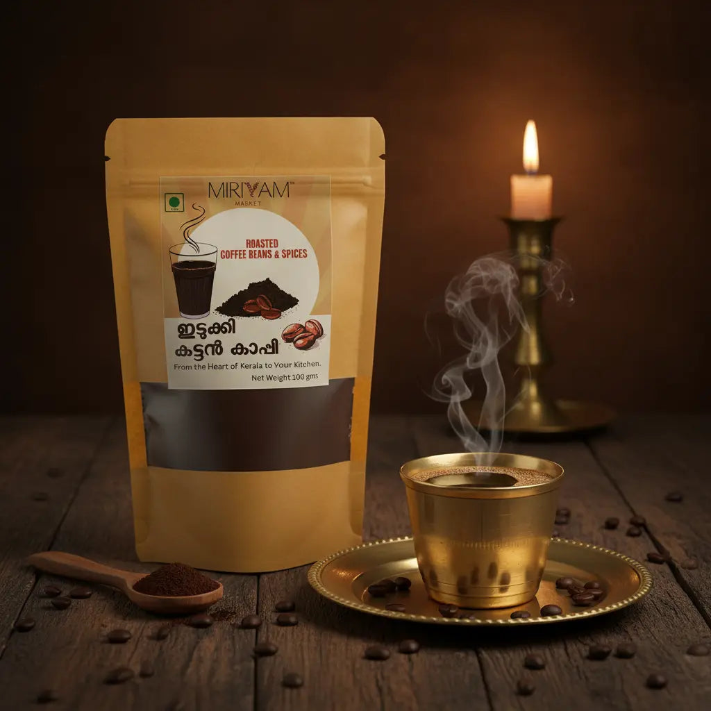 Premium Idukki Special Kattan Kaapi – Kerala’s Strong Black Coffee