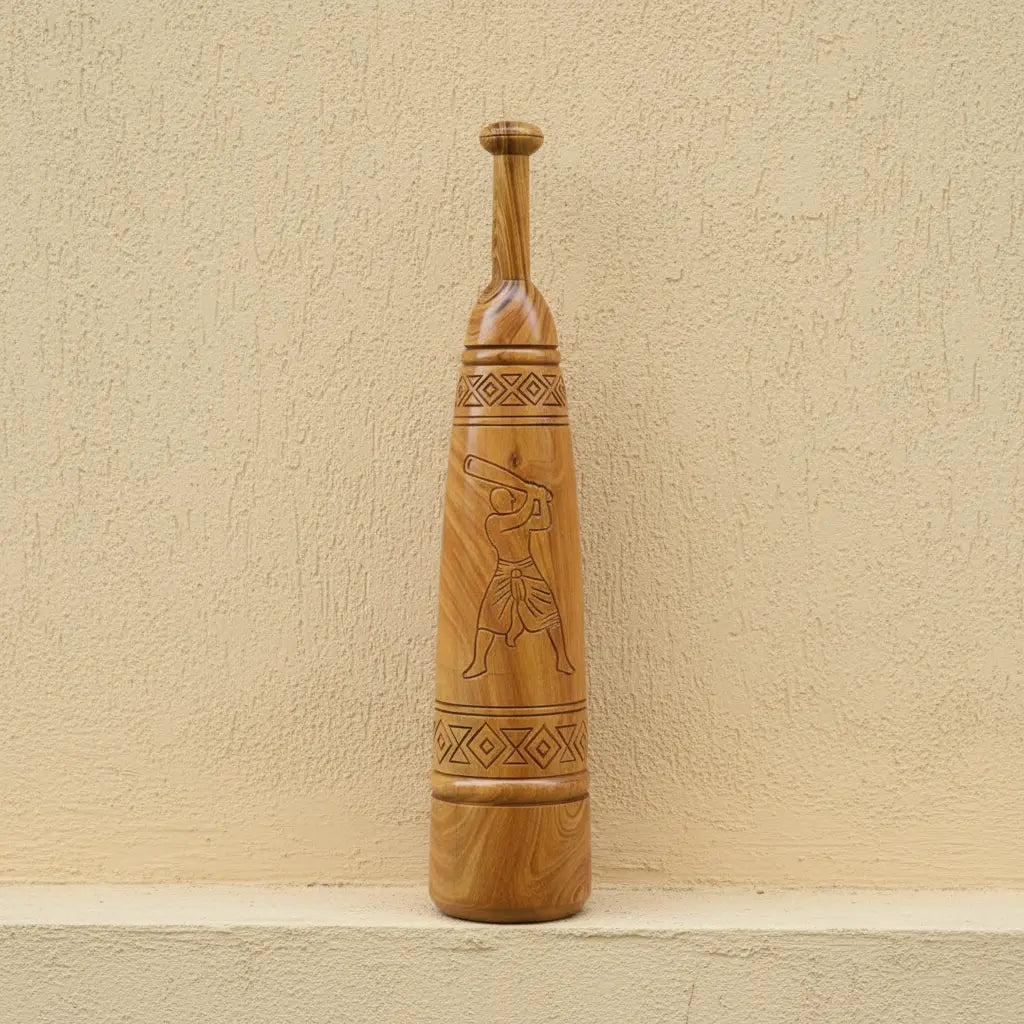 Hand Crafted Persian Meel – Traditional Wooden Fitness & Décor Piece | 7-8 kg X 2.3 Feet