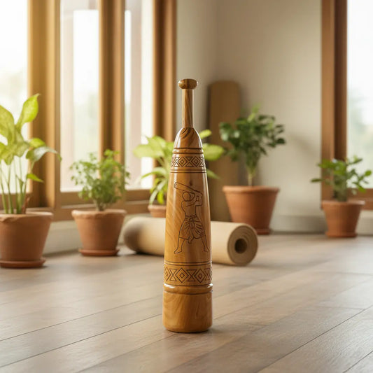 Hand Crafted Persian Meel – Traditional Wooden Fitness & Décor Piece | 7-8 kg X 2.3 Feet